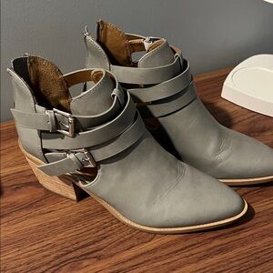 Gray Women's Ankle Boots